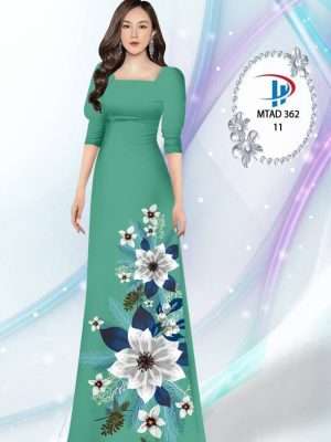 Vải Áo Dài Hoa In 3D AD MTAD362 44